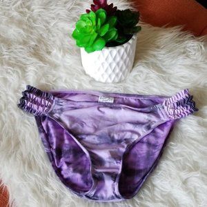 Purple Tie Dye Bikini Bottom